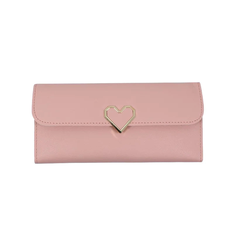 Ladies Lovely Buckle Zero Purse Long Thin