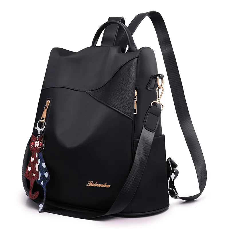 Ladies Backpack Student Anti-theft Sequins College Bag