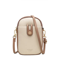 Small Crossbody Bag Mini PU Leather Shoulder Messenger Bag for Women Yellow