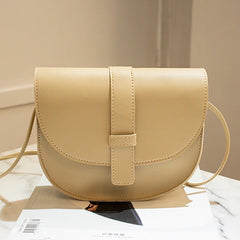 Small Flap Crossbody Bag for Women PU Leather Shoulder Messenger Handbag
