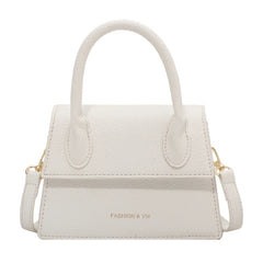 Small Size Crossbody Messenger Bag for Women Solid Color Handbag
