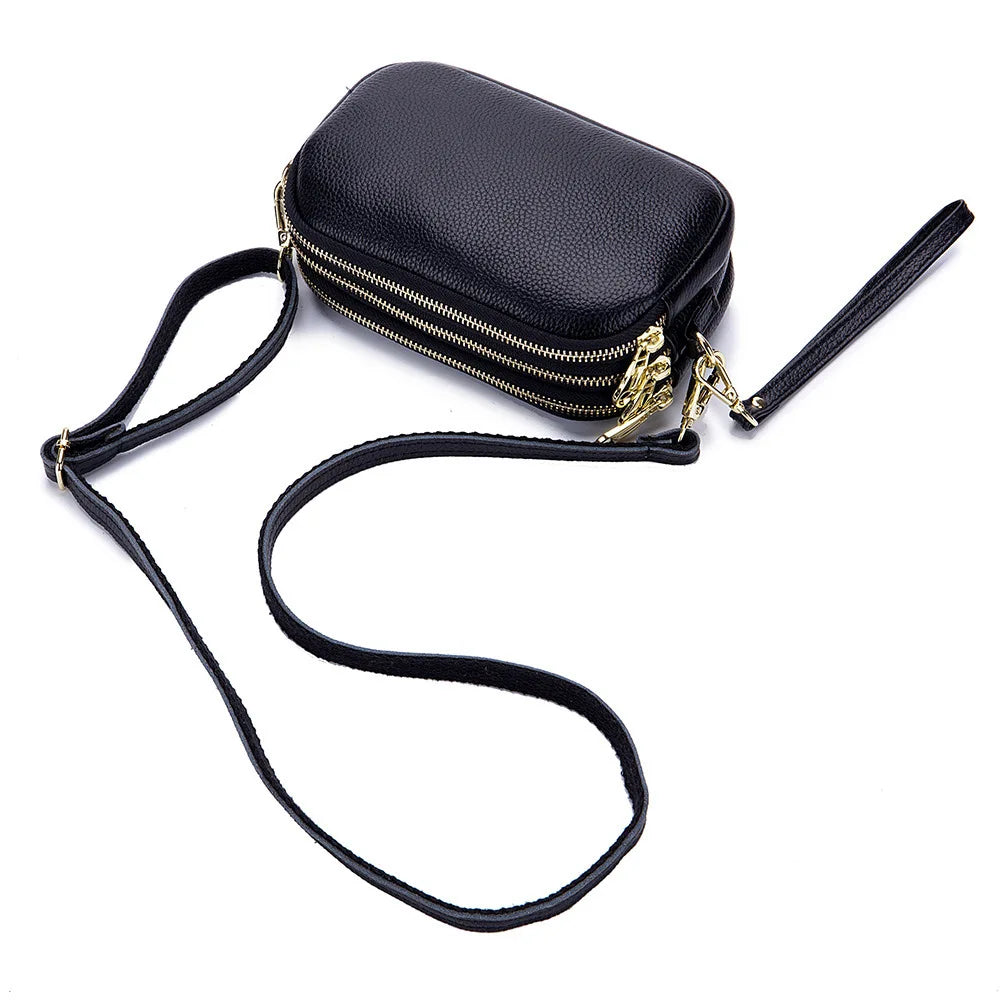 Women Leather Shoulder Bags Mini Causal Bags For Girls