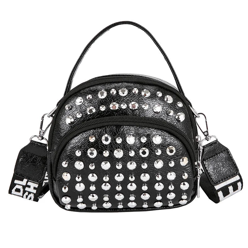 Small Women Pu Leather Handbags for Women Ladies Shoulder Clutch Diamond Crossbo