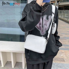 Classic Crossbody Bag with Wide Fabric Strap for Women