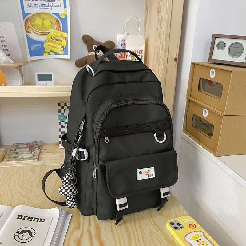 Waterproof Versatile Backpack Teen Girl College Student Schoolbag