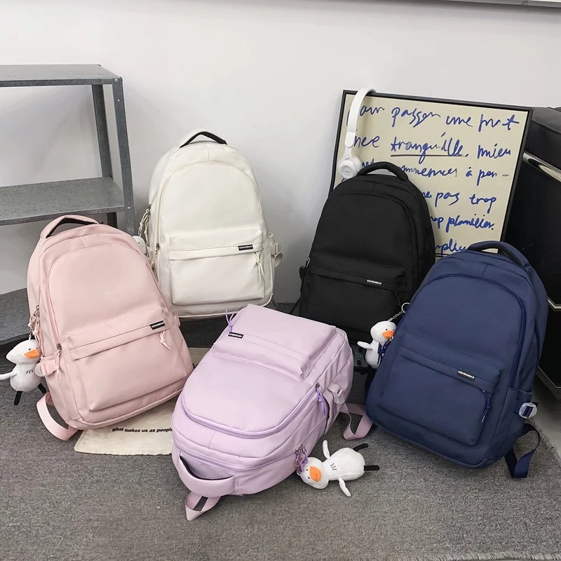Waterproof Teenage Girls Student Backpack Large Capacity Bag