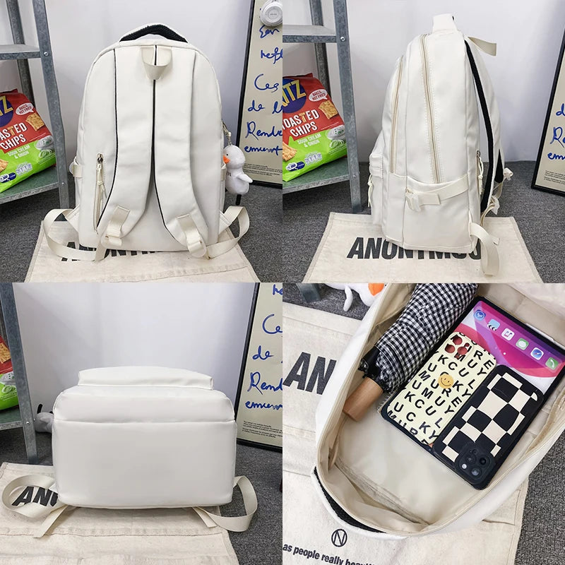 Waterproof Teenage Girls Student Backpack Large Capacity Bag