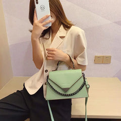 Leather Crossbody Bags For Women Chain Handbags Messenger Shoulder bags