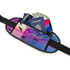 Waterproof Running Waist Bag Mobile Phone Holder Fitness Belt Lady