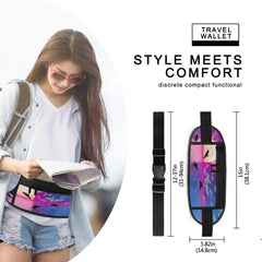 Waterproof Running Waist Bag Mobile Phone Holder Fitness Belt Lady