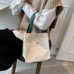 Spring Women Summer Bags Shoulder Bag High Capacity Linen Totes Casual Travel