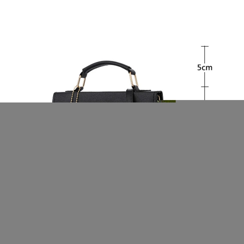 Square Bag Love Button PU Leather Bags For Lady One Shoulder Crossbody Bag