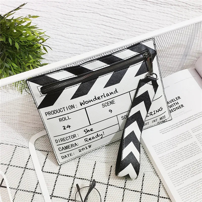 Hip Hop 3D Director Board Style Messenger Bag Women's Clutch