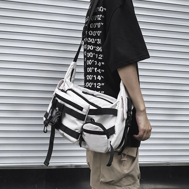 Unisex Street Shoulder Bag Multifunction Messenger Women Packbag Travel