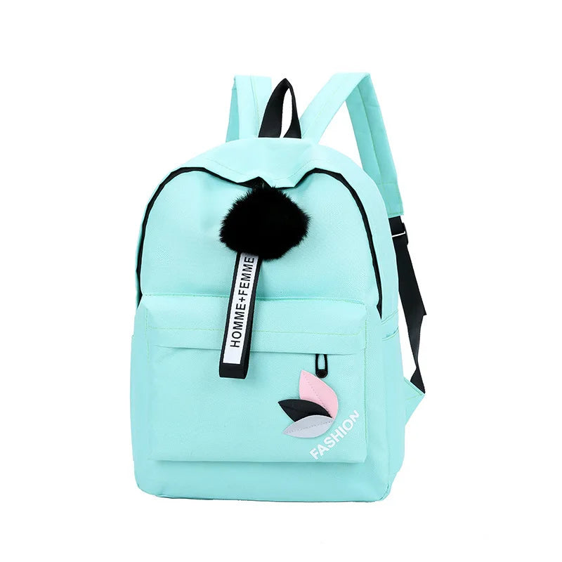 Leaves College Stylish Backpack for Women