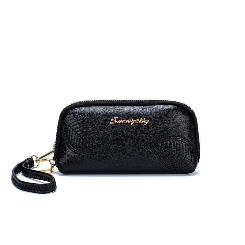 Retro Multi-card Pocket Wallet Zipper Women's Clutch Bag