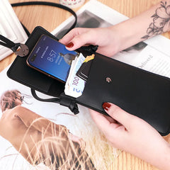 Summer Women Outdoor Crossbody Bag Heart Shaped Decorative Mobile Phone Touch