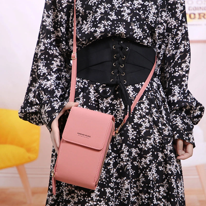 Summer Women Phone Bag Outdoor Pocket Wallet Crossbody Bag
