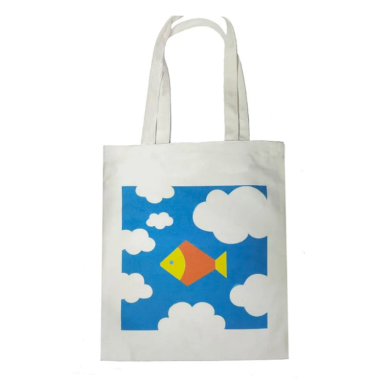 Stars Drama Fish Upon the Sky Pond Phuwin Pondphuwin Foldable Shopping Bag