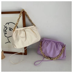 Chain Shoulder Bags Women's Cloud Crossbody Bag