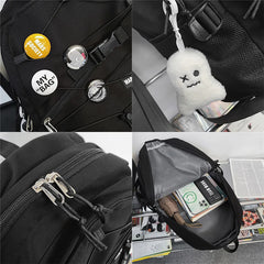 Women Backpack Travel Teenage Girl College Schoolbag Large Capicity