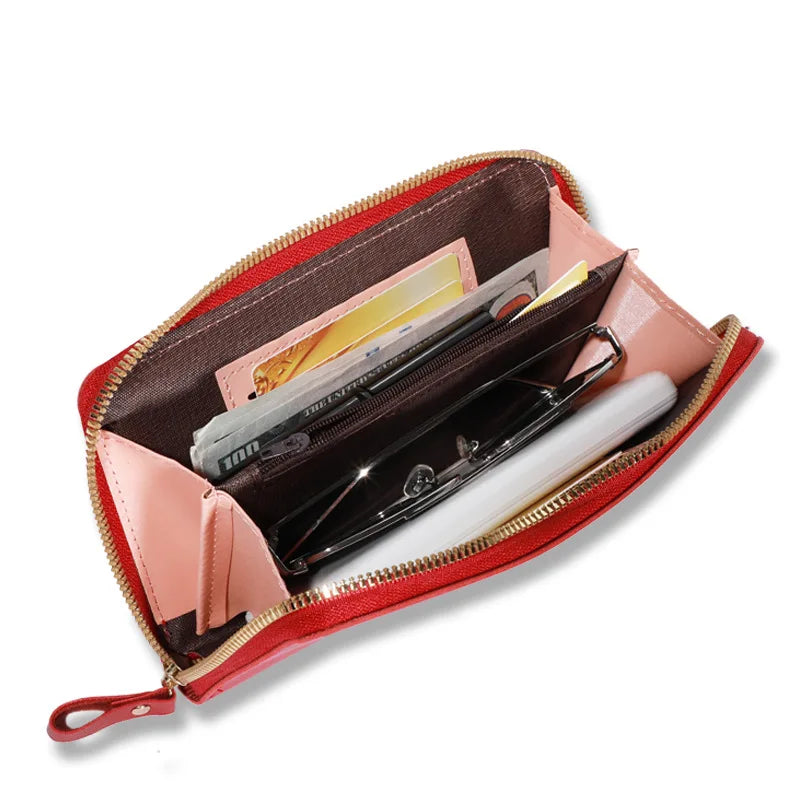 Touch Screen Mobile Phone Female Bag Large Capacity Pure Messenger Wallet