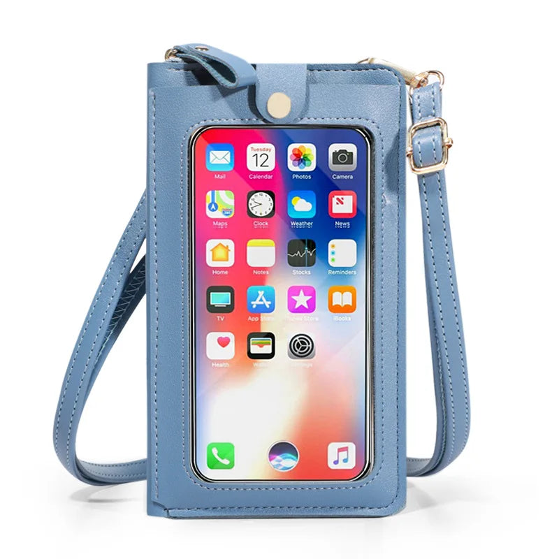 Touch Screen Mobile Phone Female Bag Large Capacity Pure Messenger Wallet