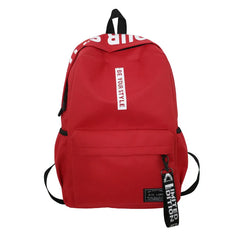 Canvas Women Backpack Solid Shoulder Bags Teen Girl School Bag