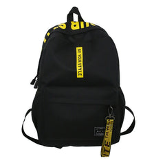 Canvas Women Backpack Solid Shoulder Bags Teen Girl School Bag