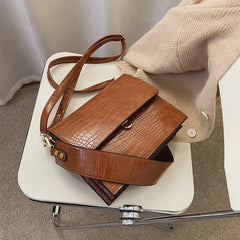 Fashionable PU Leather Women Bags Business High Capacity Crossbody Handbags