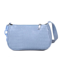 Women's PU Leather Milk Tea Shoulder Bag Zipper Handbag