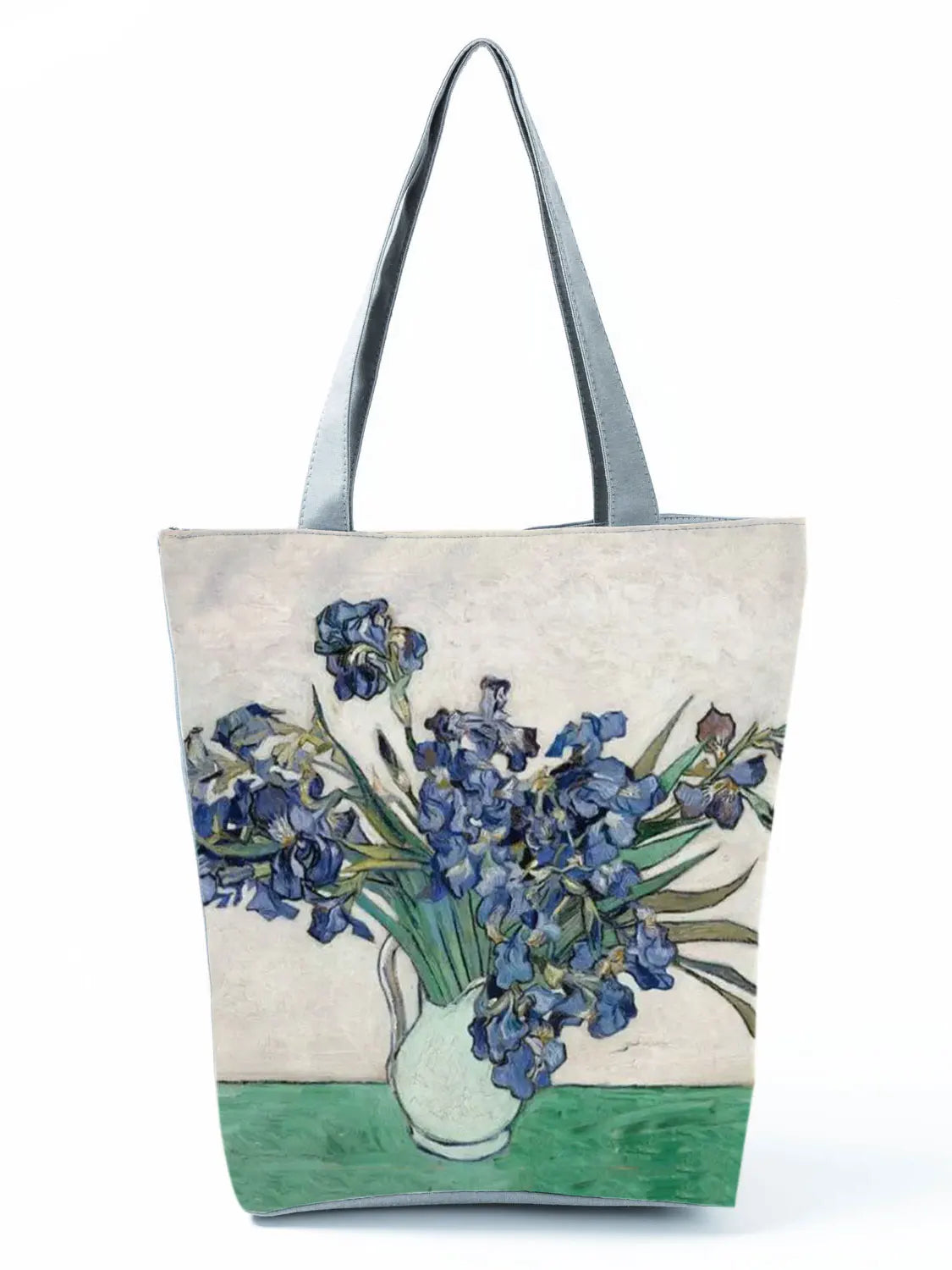Van Gogh Oil Painting Handbags Retro Art Travel Tote Bag Women Floral