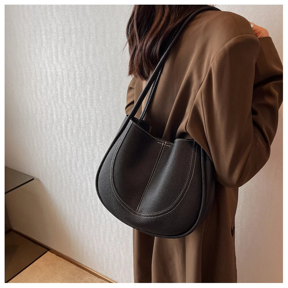 Vintage British Style Women's Leather Shoulder Crossbody Bag