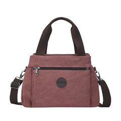 Vintage Casual Women Bag Canvas Handheld Crossbody Bag
