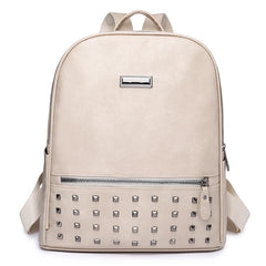 Vintage Women Backpack Large Capacity School Bag Cowhide Female Satchels