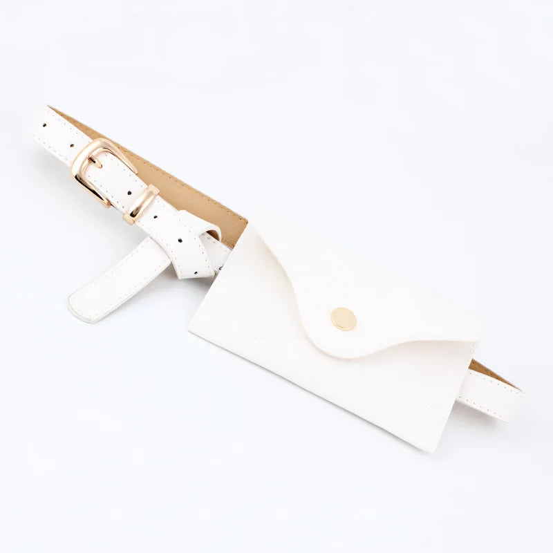 PU Leather Waist Bag Fanny Pack Phone Pouch Women Belt Messenger Bags