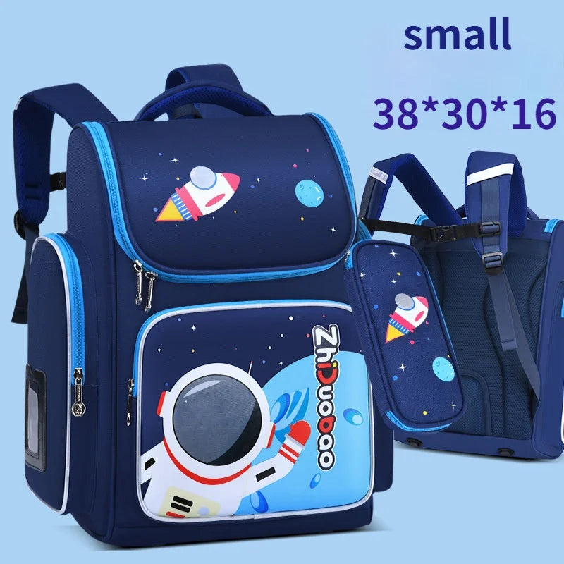 Waterproof Children School Bags Boys Girls Kids Cartoon Orthopedic Backpack