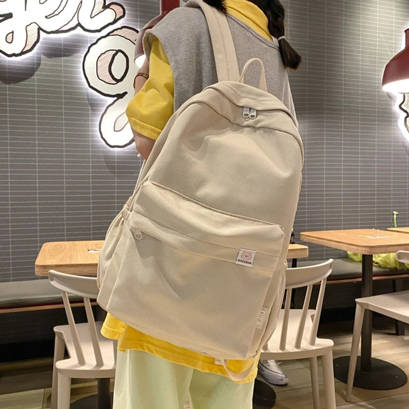 Waterproof Nylon Women Backpack Female Travel Bag Backpacks Schoolbag Teenage Gi