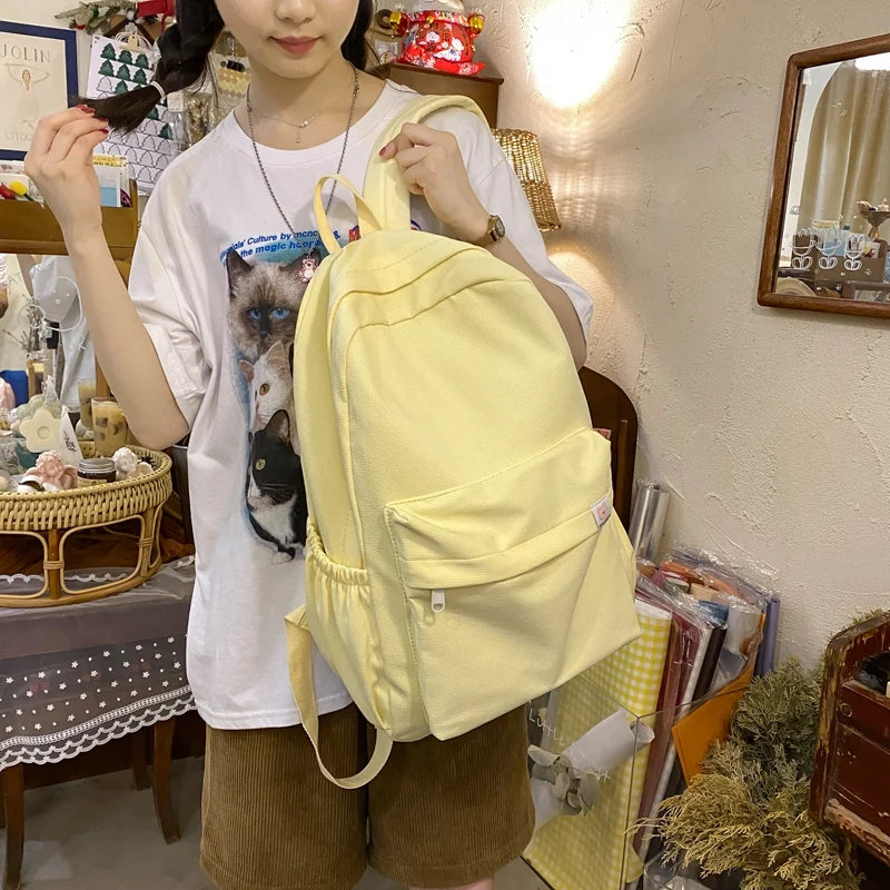 Women Backpack Female Schoolbag Girls Bookbag Mochila Waterproof Nylon