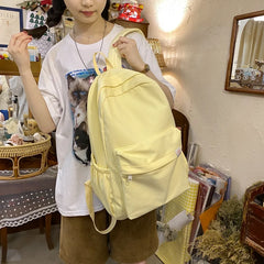 Women Backpack Female Schoolbag Girls Bookbag Mochila Waterproof Nylon