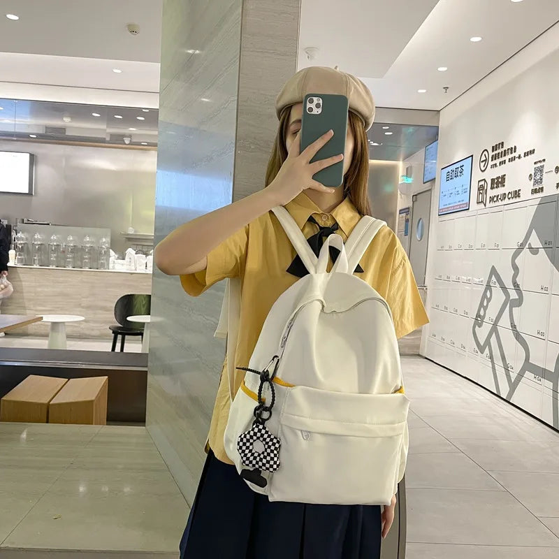 Waterproof Nylon Women Backpack Female Travel Bag Backpacks