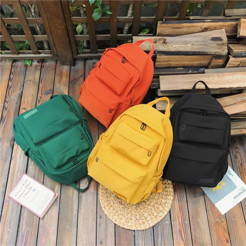 Waterproof Nylon Women Backpack Casual Backpack For Teenagers