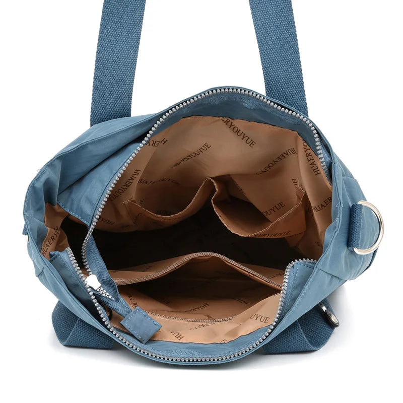 Waterproof Women Large Shoulder Bag Handbags High Nylon Female Crossbody Bag