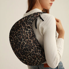 Winter Half Moon Padded Tote Shoulder Bag High Quailty Ladies Handbags