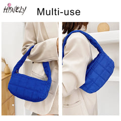 Winter Space Pad Cotton Women Shoulder Bag Soft Casual Female Shopper Bag