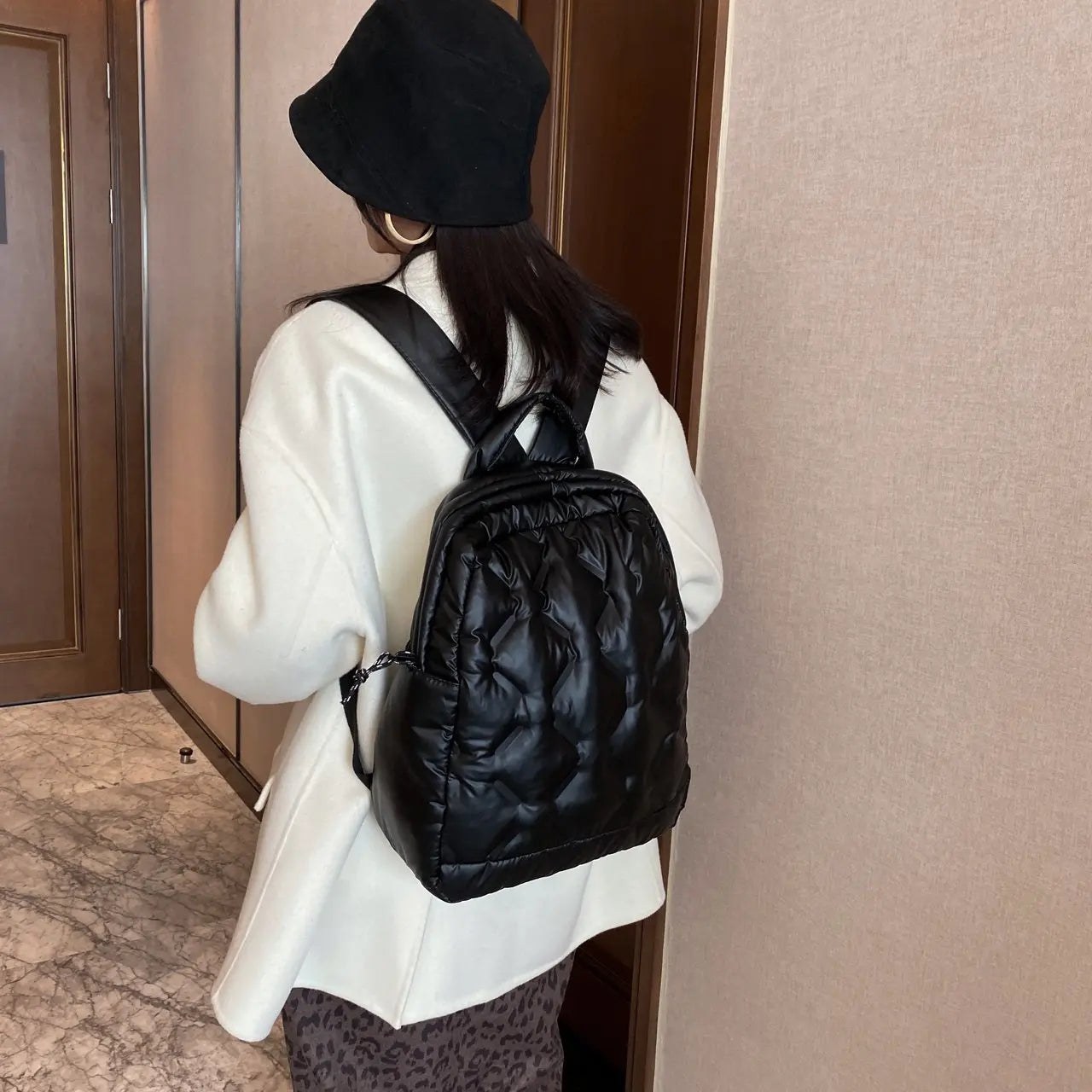 Ultralight Warm Space Down Backpack for Women
