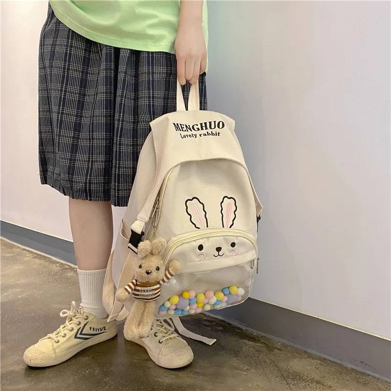 Canvas Lightweight Waterproof Backpack for Women