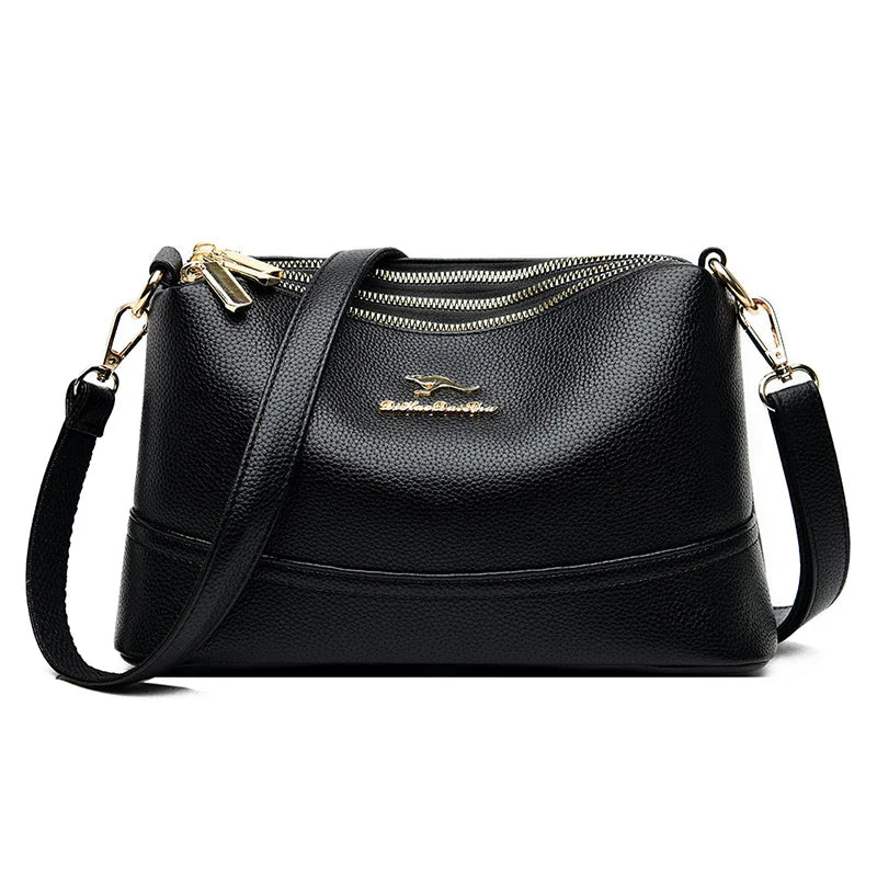 High Leather Crossbody Bag Famous Shoulder Messenger Bag
