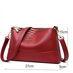 High Leather Crossbody Bag Famous Shoulder Messenger Bag