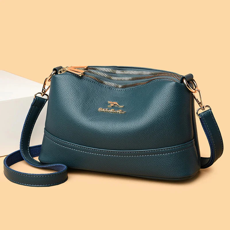 High Leather Crossbody Bag Famous Shoulder Messenger Bag